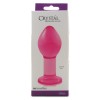 Crystal Premium Glass Large Butt Plug in Pink