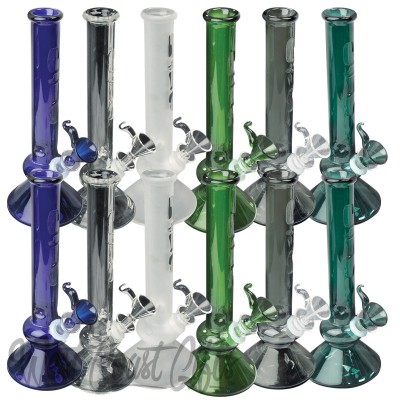 LIT Glass 8 Inch Tall Bubble Beaker Tube