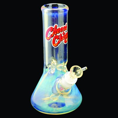 CHEECH & CHONG GLASS 9" TALL 7MM THICK HERBIE BEAKER 