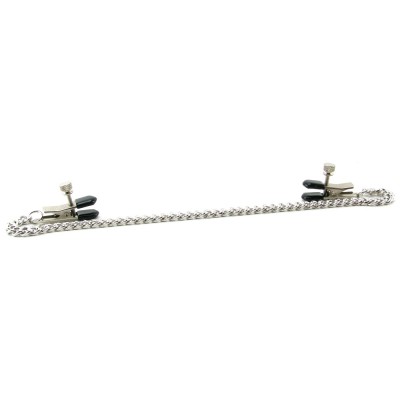 Broad Tip Clamp with Jewel Chain