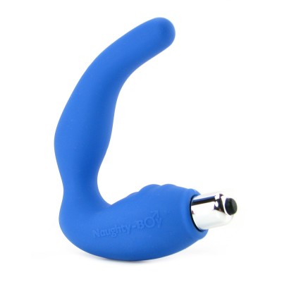 Naughty-Boy Vibrating Prostate Massager In Blue