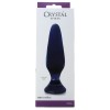 Crystal Spires Glass Butt Plug in Blue