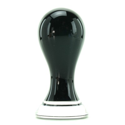 Crystal Pops Large Glass Plug in Black