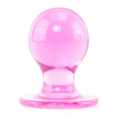 Orbite Pleasures Medium Jelly Butt Plug in Pink