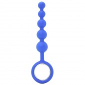 Ride It Up! Beaded Silicone Probe in Blue