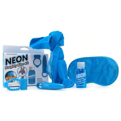 Neon Naughty Nites Kit in Blue