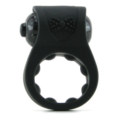 PrimO Tux Vibrating Cock Ring in Black