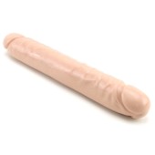 Jr. Double Header 12 Inch Dildo in White