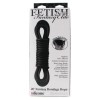 Fetish Fantasy Elite Silicone Bondage Rope In Black