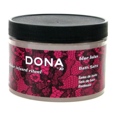 Dona Bath Salt 9oz/254g in Blue Lotus