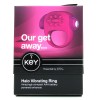 Halo Vibrating Cock Ring in Raspberry Pink