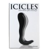 Icicles No. 45 Glass Dildo in Black
